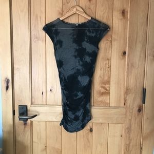 Bailey Blue and Gray Sleeveless Shirt / Dress
